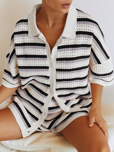 Ayla™ Striped Knit Lounge Set