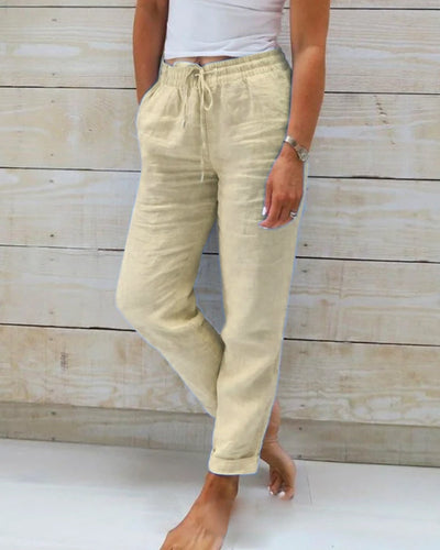 Ava™ Casual Cotton-Blend Drawstring Pants 1+1 Free