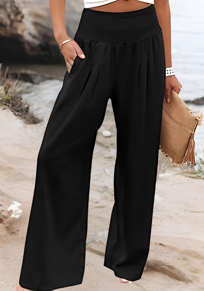 Bernila™ Elegant High-Waist Wide-Leg Pants