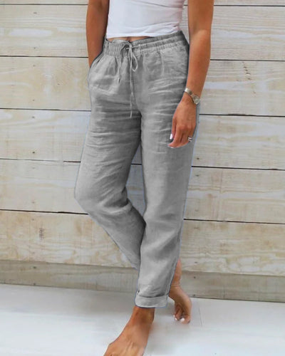 Ava™ Casual Cotton-Blend Drawstring Pants 1+1 Free