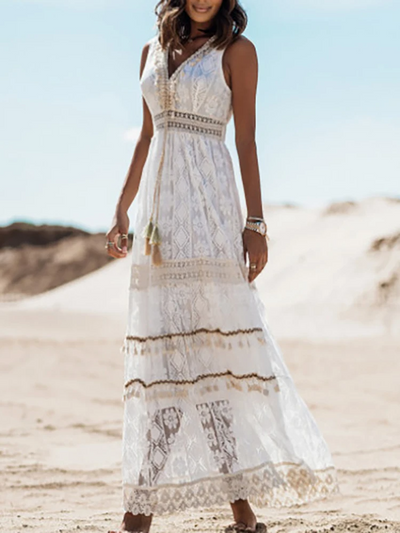 Georgia™ Boho Lace Maxi Dress