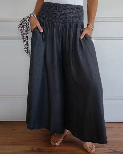 Emma™ High-Waist Wide-Leg Flowy Pants