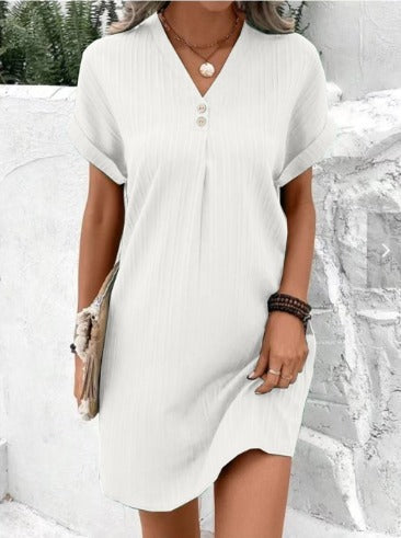 Isla™ V-Neck Casual Dress