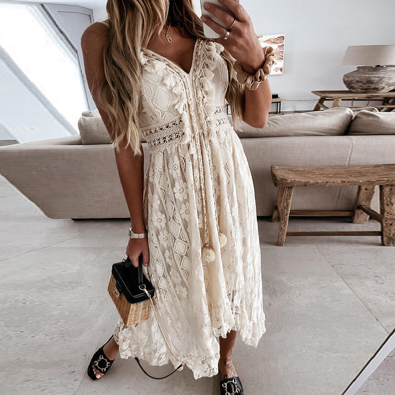 Thalia™ | Boho-Chic Summer Dress