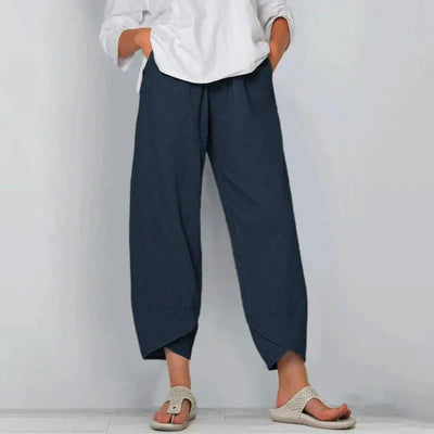 Cora™ Relaxed Fit Cotton-Linen Pants