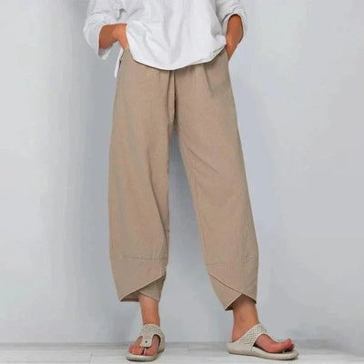 Cora™ Relaxed Fit Cotton-Linen Pants