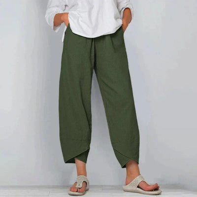 Cora™ Relaxed Fit Cotton-Linen Pants