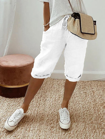 Aria™ Casual Linen Shorts 1 + 1 Free