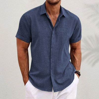 Adam™ Men's Short-Sleeve Linen Shirt