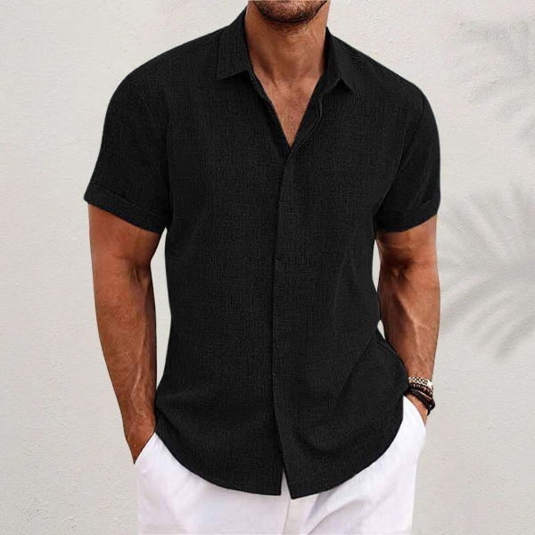 Adam™ Men's Short-Sleeve Linen Shirt