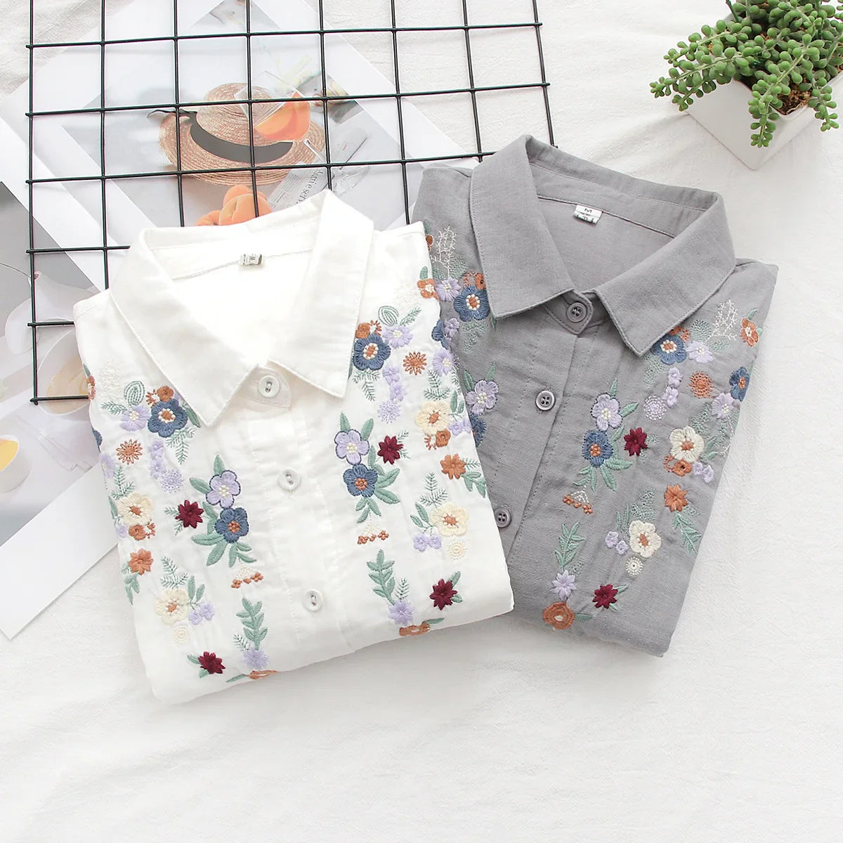 Summer™ Floral Button-Up Shirt