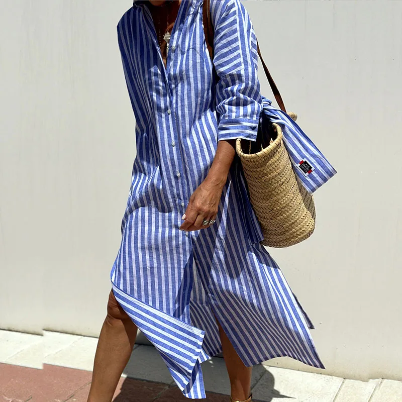 Bella™ Striped Shirt Dress