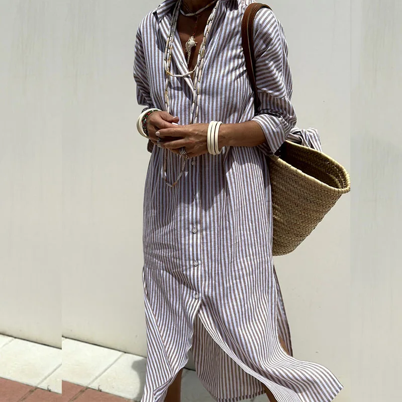 Bella™ Striped Shirt Dress