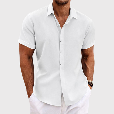 Adam™ Men's Short-Sleeve Linen Shirt