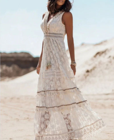 Georgia™ Boho Lace Maxi Dress