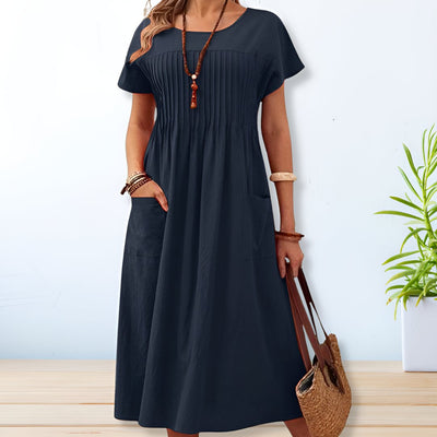 Quinn™ Casual Cotton-Linen Maxi Dress