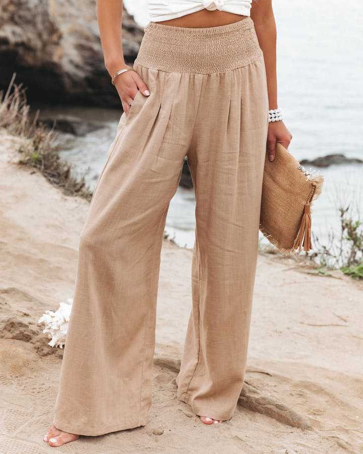 Bernila™ Elegant High-Waist Wide-Leg Pants