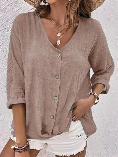 Sofia™ Button-Up Blouse