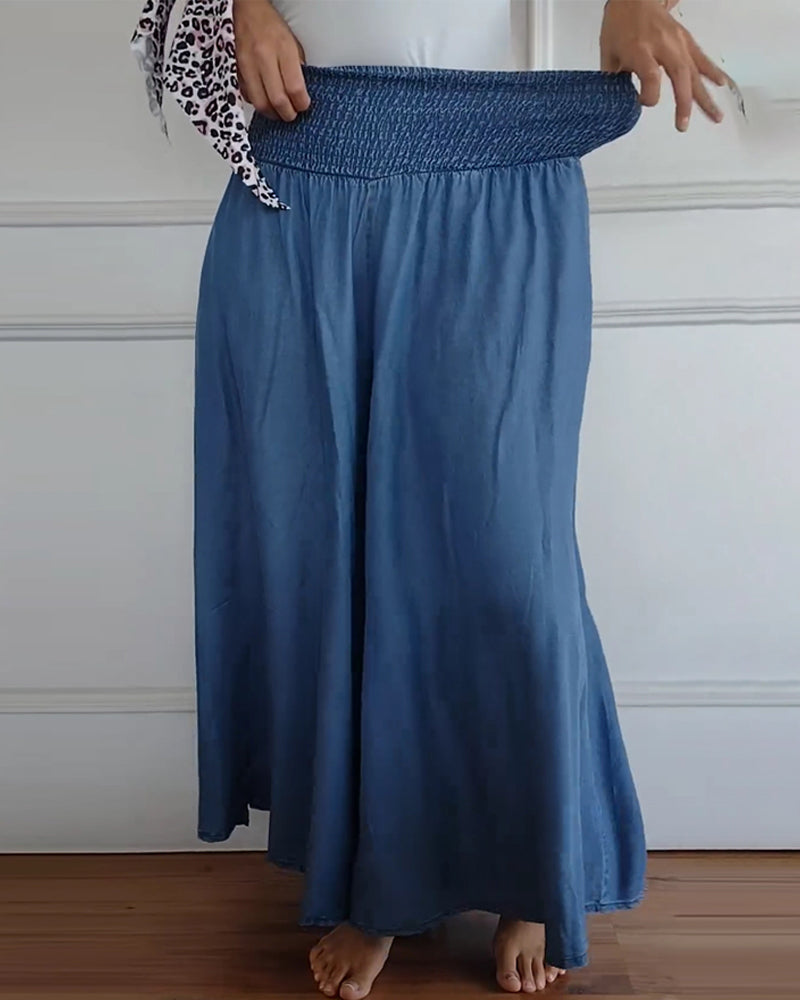 Emma™ High-Waist Wide-Leg Flowy Pants