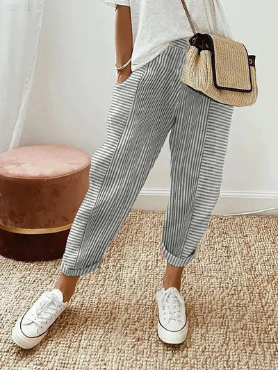 Willa™ Casual Striped Linen Pants