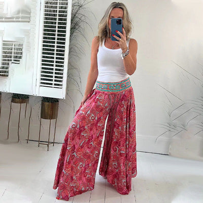 Rain™ Bohemian Wide-Leg Pants