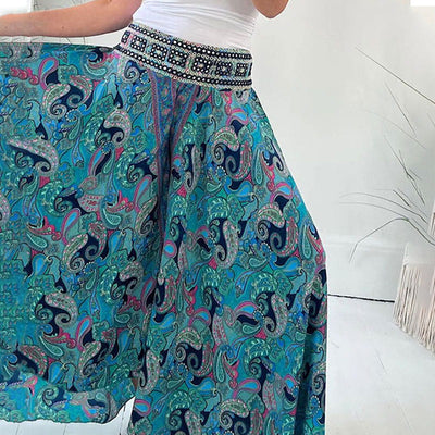 Rain™ Bohemian Wide-Leg Pants