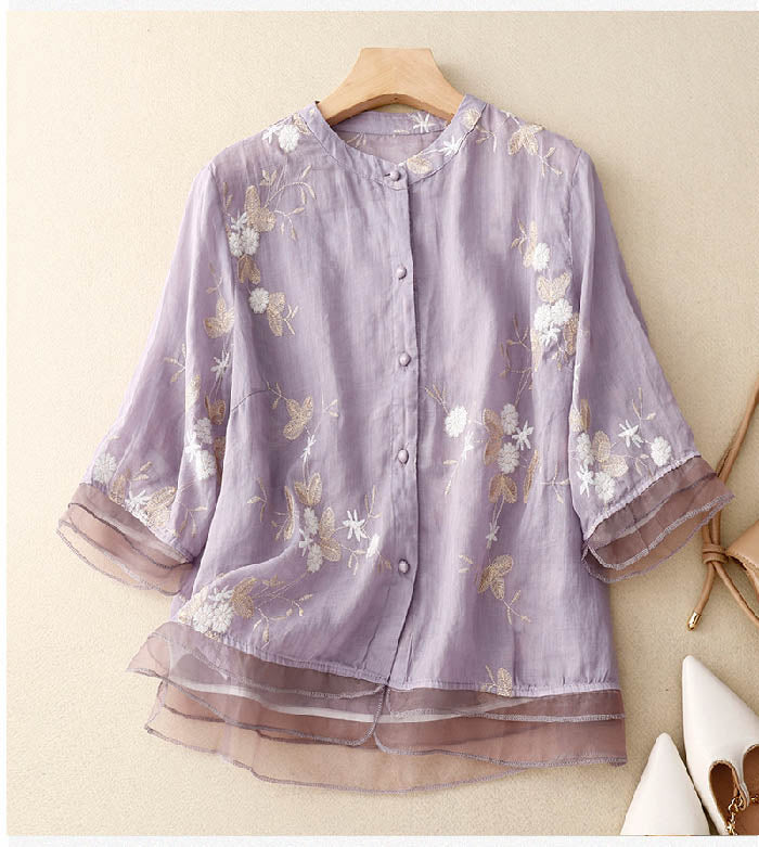 Zadie™ Embroidered Vintage Blouse